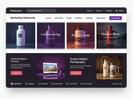 AI Image Generator creating marketing visuals and product photography
